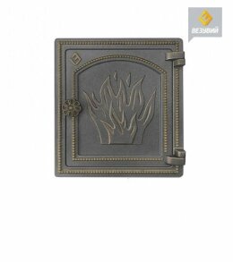 Дверка печная Везувий ДТ-4 (бронза)